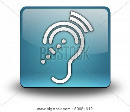 Icon, Button, Pictogram Hearing Impairrment