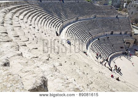 The Roman Theater in Amman, Jordan