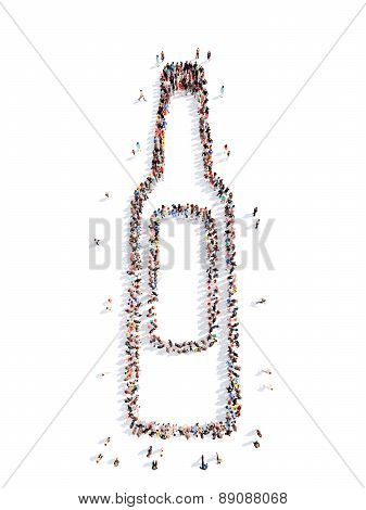 people in the form of a bottle.