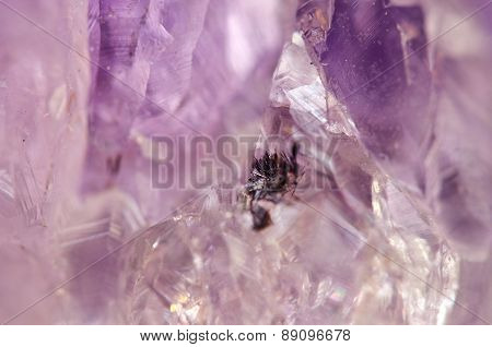 Amethyst Is Violet Variety Of Quartz Often Used In Jewelry