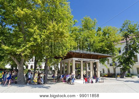 Kossuth Lajos Fountain In Balatonfured