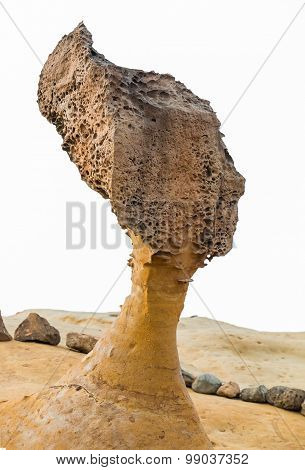 Queen Head Rock in Yehliu Geopark Taiwan