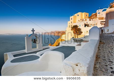 Pohled na Santorini caldera