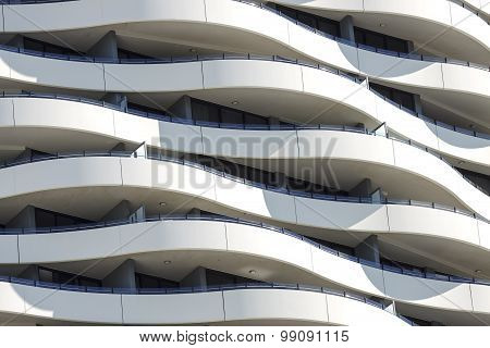 Building facade of the Wave Buiding, Gold Coast