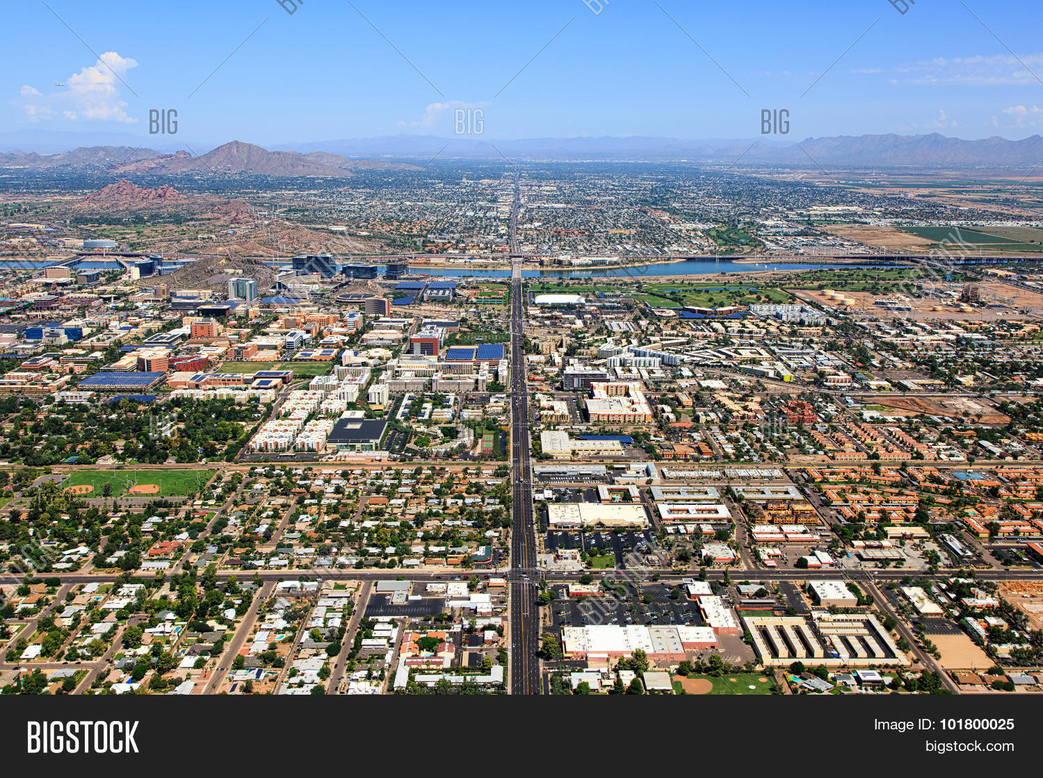 Tempe, Arizona Aerial Image & Photo (Free Trial) Bigstock