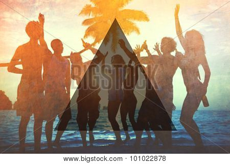Summer Togetherness Friendship Triangle Copy Space Concept