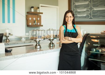 Business Owner In A Coffee Shop