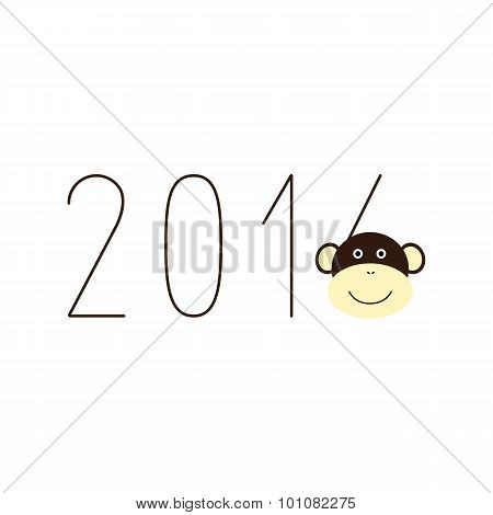 2016 Numbers With Monkey