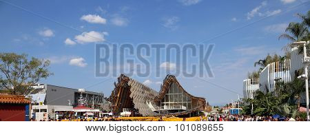 Milan, Italy - 8Th September, 2015. Expo Milano. Detail Of China Pavilion