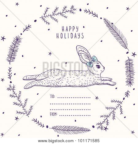 bunny card