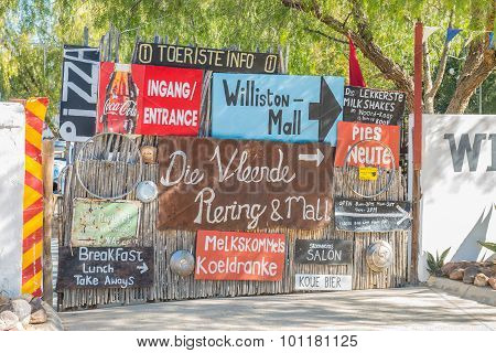 Gate Of The Williston Mall