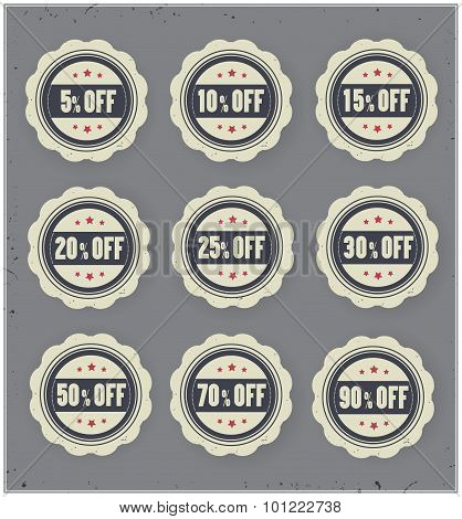 discount badges