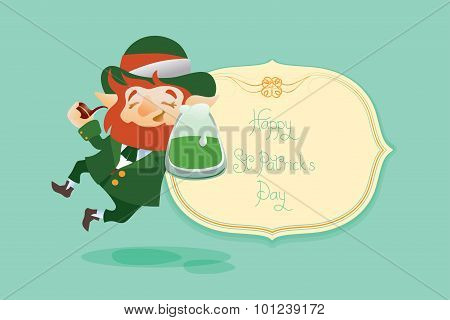 Happy Saint Patrick Day gratters Leprechaun
