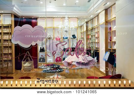 BANGKOK, THAILAND - JUNE 20, 2015: shopping center interior. Shopping centres such as Siam Paragon, Central World Plaza, Emperium, Gaysorn and Central Chidlom become shopping Mecca for shopaholics