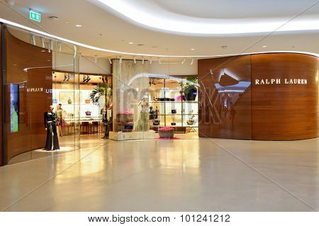 BANGKOK, THAILAND - JUNE 20, 2015: shopping center interior. Shopping centres such as Siam Paragon, Central World Plaza, Emperium, Gaysorn and Central Chidlom become shopping Mecca for shopaholics