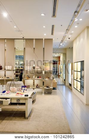 BANGKOK, THAILAND - JUNE 20, 2015: shopping center interior. Shopping centres such as Siam Paragon, Central World Plaza, Emperium, Gaysorn and Central Chidlom become shopping Mecca for shopaholics