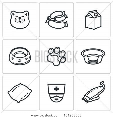Cat Icon Set