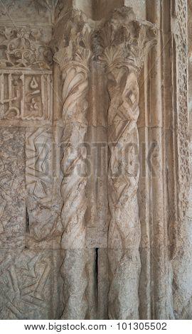 Marble Decor On Caravanserai Sultan Han Gates