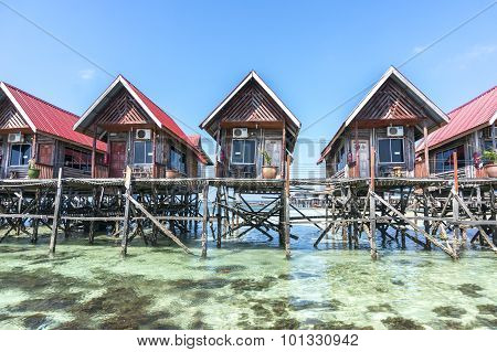 Floating chalet