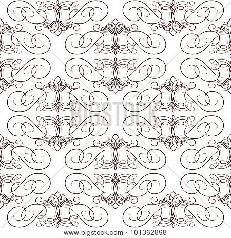 Seamless calligraphical pattern