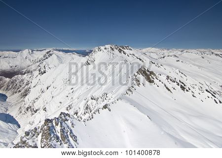 Aerial View of Mountains in Queenstown