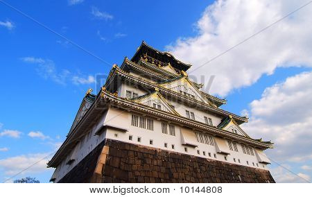 Castillo de japonés antiguo