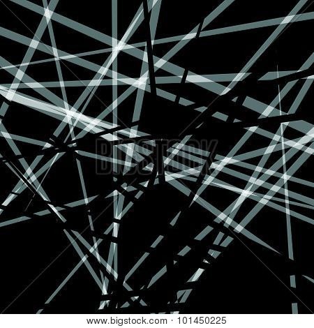 Abstract Vector. Straight, Pointed Lines Placed Randomly.