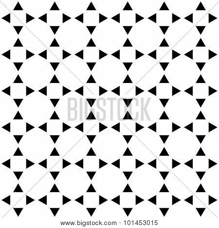 Abstract Vector Pattern With Triangles. Repeatable Swatch.