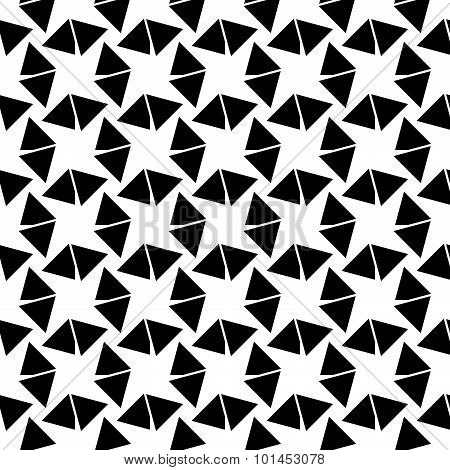 Abstract Vector Pattern With Triangles. Repeatable Swatch.