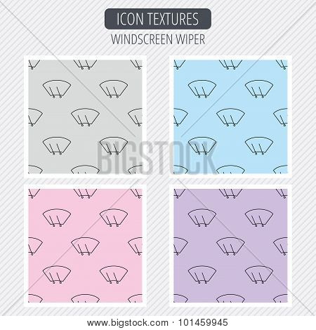 Windscreen wipers icon. Windshield sign.