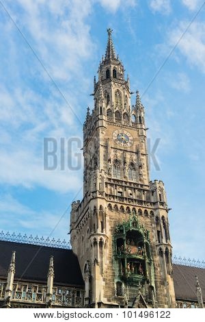 Munchen New Town Hall Marienplatz