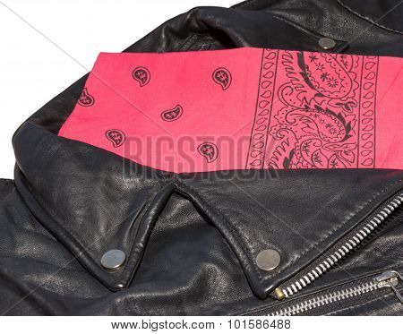 Jacket And Red Bandana