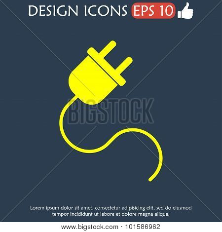 Plugs Icon,vector Illustration