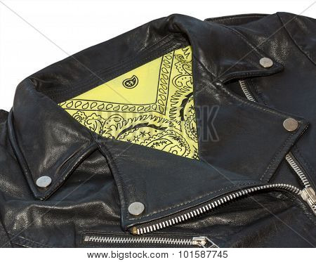 Rocker Jacket And Bandana Yellow
