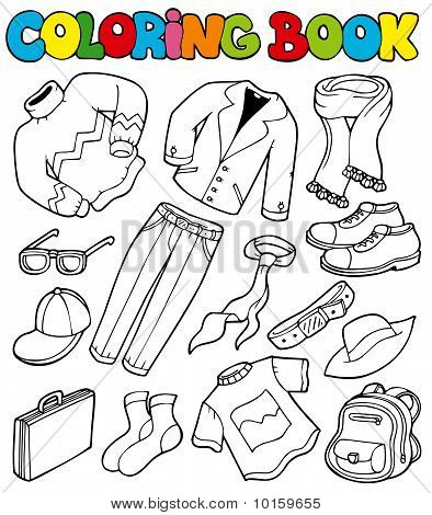Coloring book with apparel 1