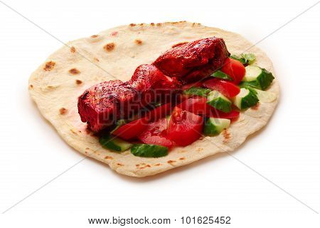 Tikka Masala Naan Sandwich