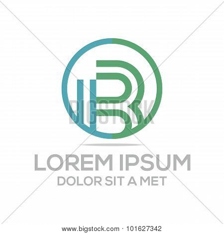 Logo Vector Alphabet B letter Elegant