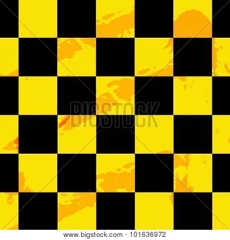 Abstract Checkered Flag Background Vector