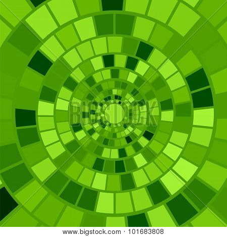 Green Mosaic Background