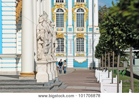 Tsarskoye Selo (Pushkin). Saint-Petersburg. Russia. The Catherine Palace