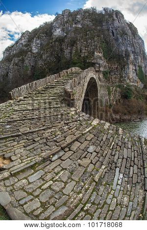 Kokoris Stone Bridge, Zagorohoria, Greece