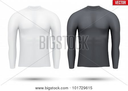Under layer compression shirt with long sleeve of thermo fabric.