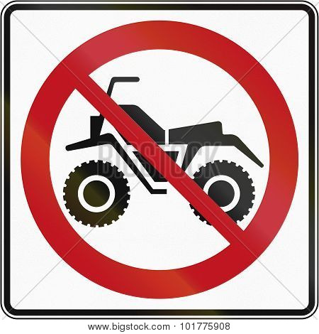 No Atvs In Canada