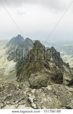Granaty Wielickie (velicke Granaty, Granatova Stena) Ridge In The Tatras