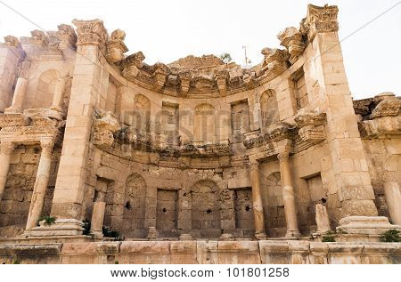 Roman Ruins In The Jordanian City Of Jerash (gerasa Of Antiquity), Capital And Largest City Of Jeras