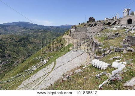 Ancient Theatre. Pergamum. Turkey.