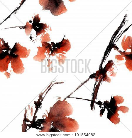 Sakura flower.