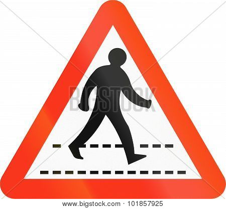 Pedestrian Crossing In Bangladesh