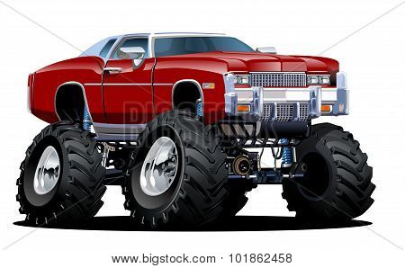 Cartoon Monster Truck