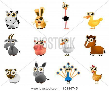 farm animal vector - cartoon